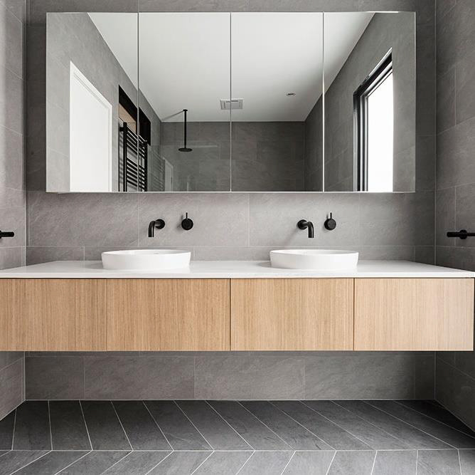 Capital Bathrooms double vanity renovation