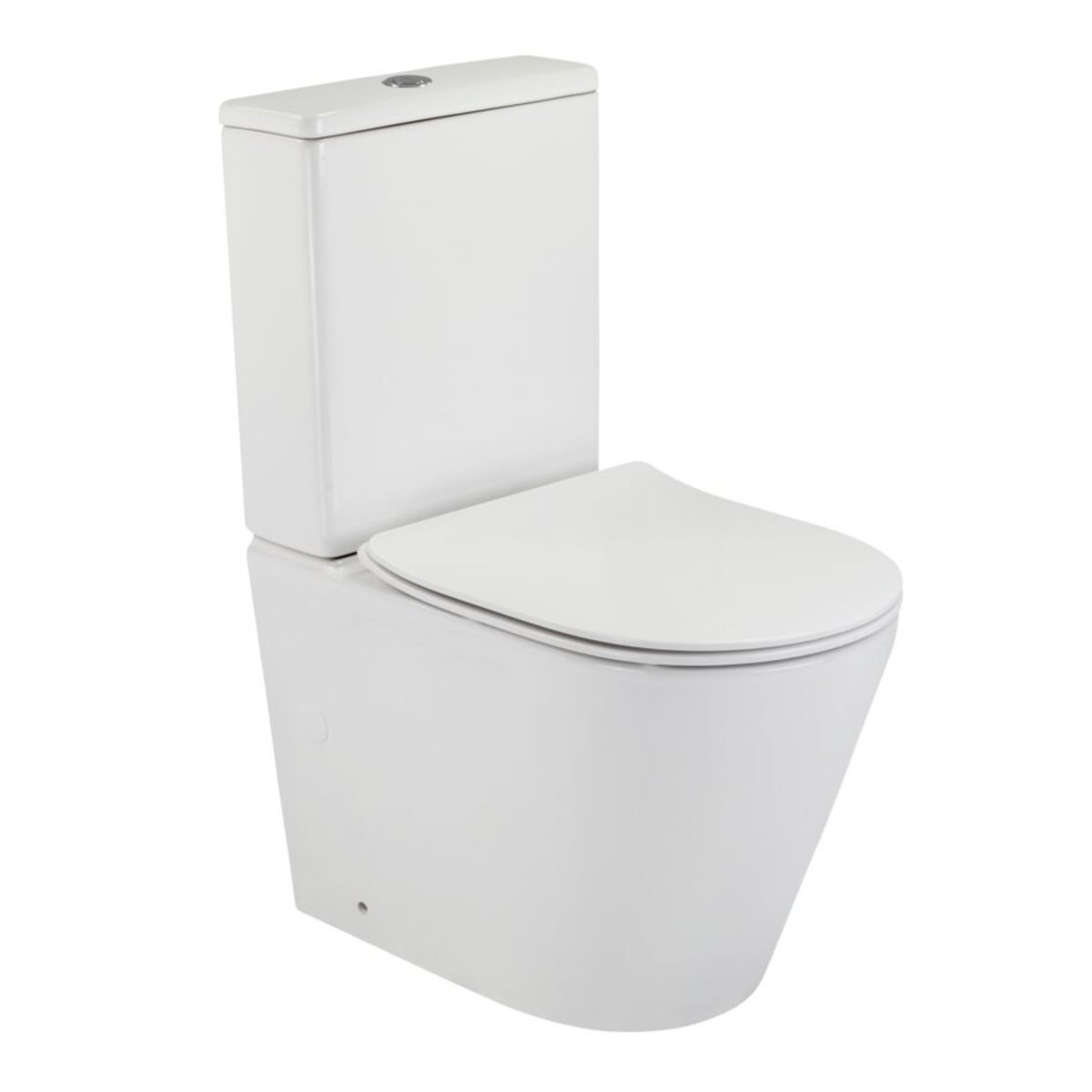 Posh Solus close coupled back to wall rimless toilet suite