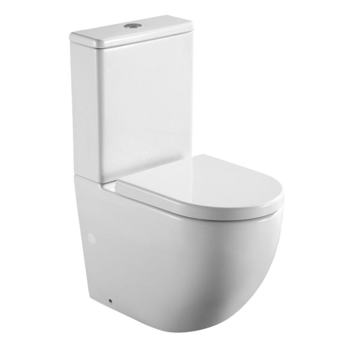 Posh Domaine close coupled back to wall rimless toilet suite
