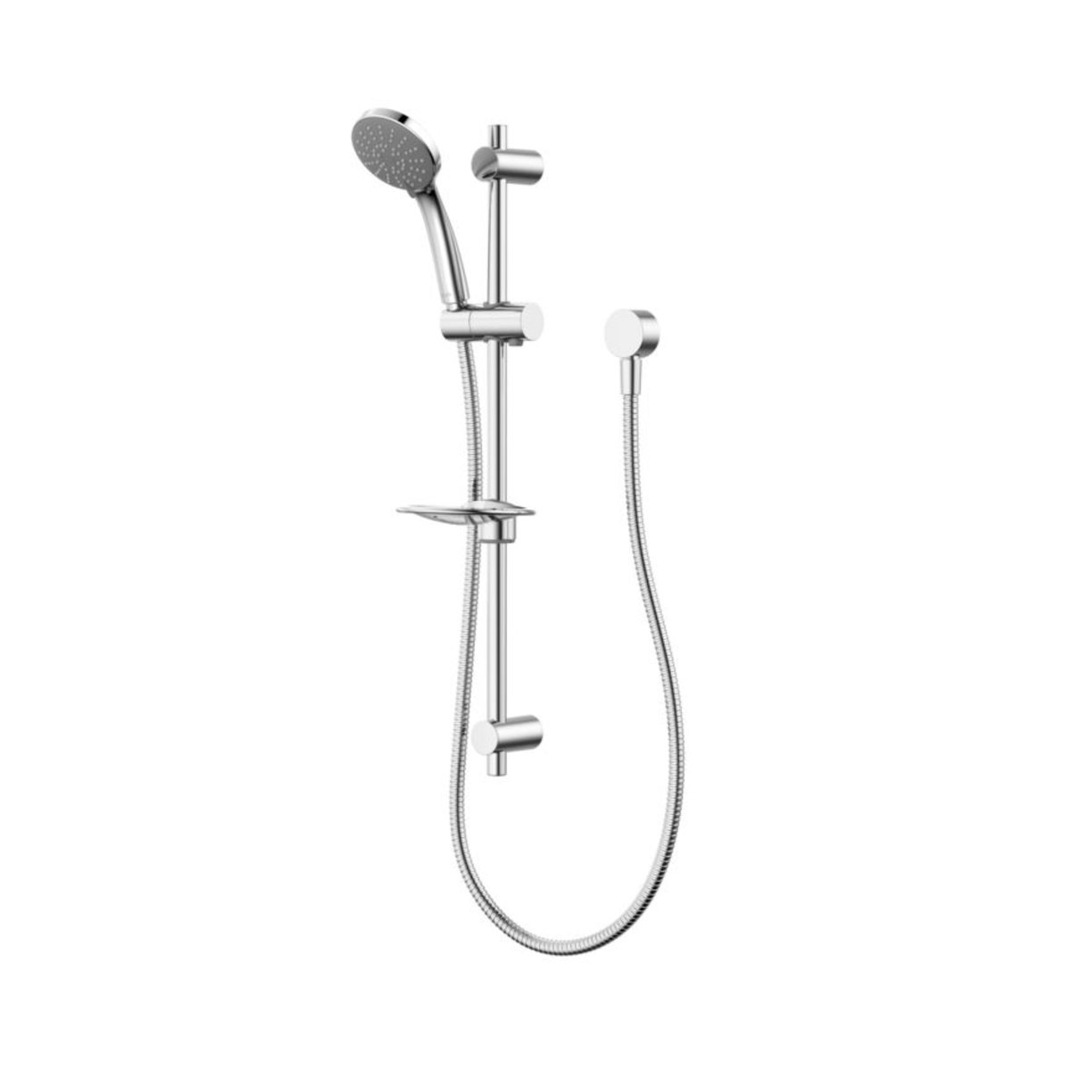 Posh Solus MK3 shower rail with hand shower in chrome