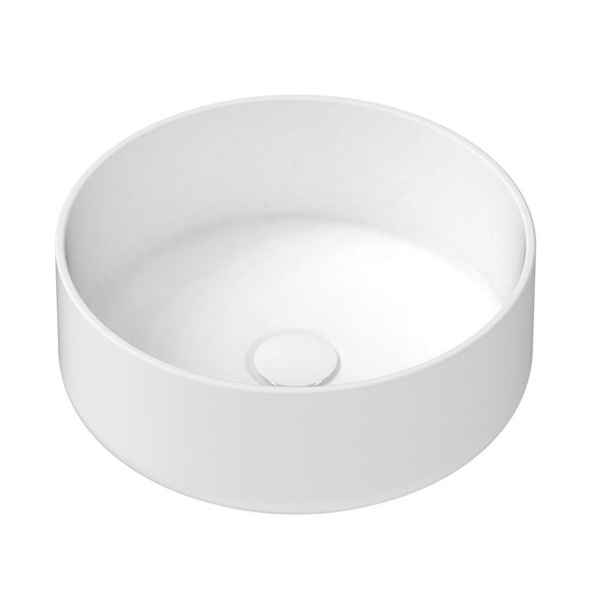 ADP Margot above counter round basin in white gloss