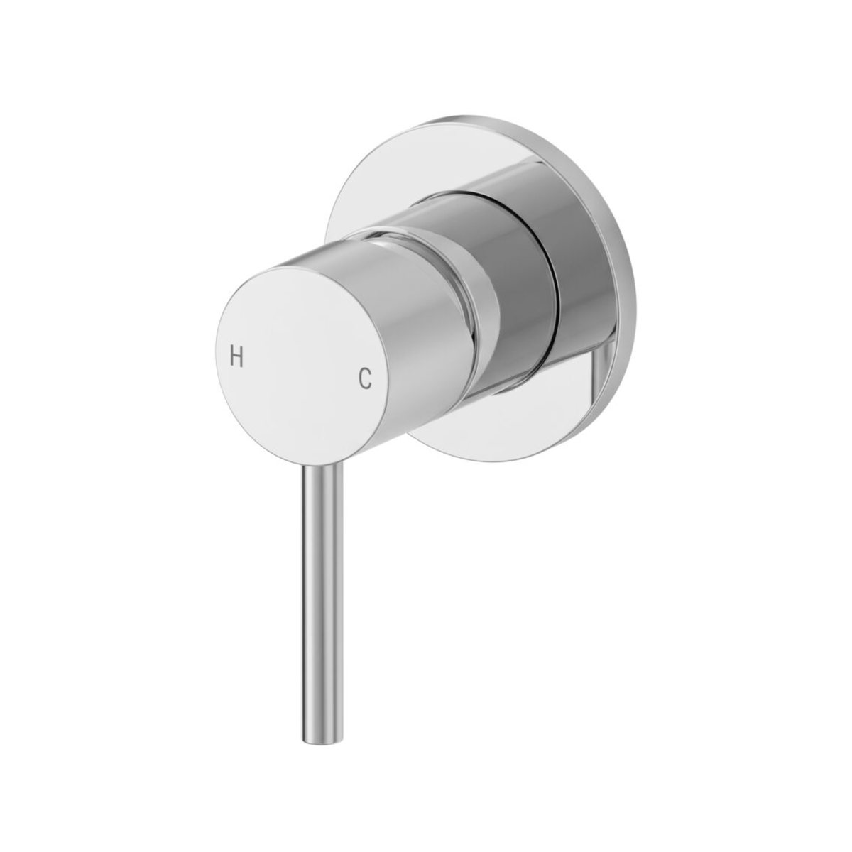 Mizu Drift shower mixer in chrome