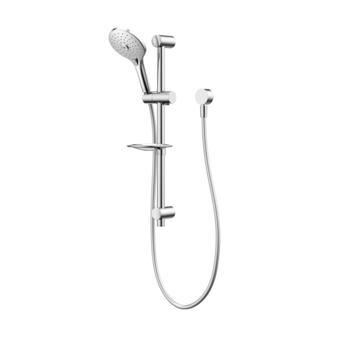 Posh Domaine shower rail with hand shower in chrome